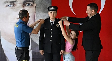 Edirne'de Polislere Rütbe Terfi Töreni