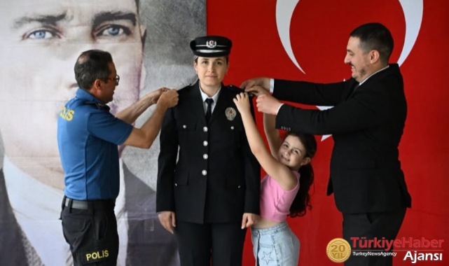 Edirne'de Polislere Rütbe Terfi Töreni