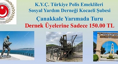 Polis Derneği Üyelerine Çanakkale Şehitliği Gezisi