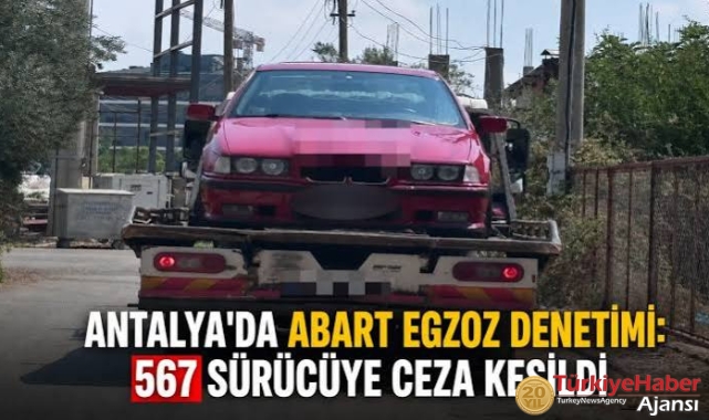 Abart Egzoz Kullanan 172 Araç Trafikten Men Edildi