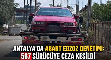 Abart Egzoz Kullanan 172 Araç Trafikten Men Edildi