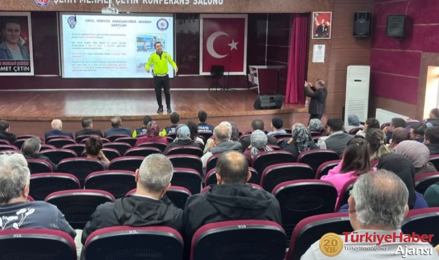 Okul Servis Sürücülerine Trafik Güvenliği Bilgilendirme Semineri