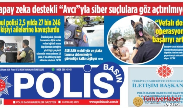 Polis Basın Gazetesi'nin Yeni Sayısı Beğenildi