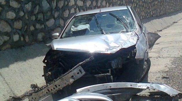 Adıyaman'da Otomobil Takla Attı