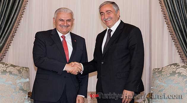 Akıncı Başbakan Yıldırım'ı Kabul Etti