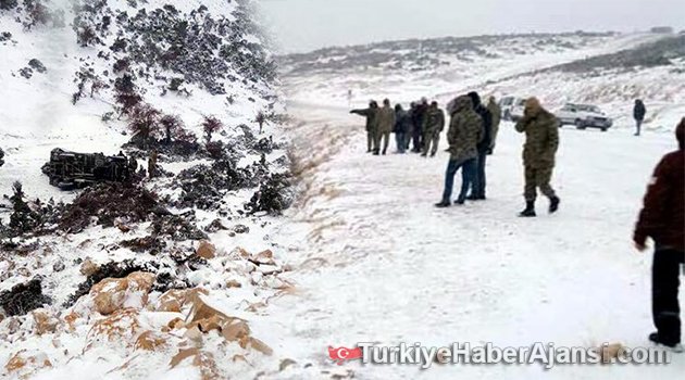 Askeri Araç Uçuruma Yuvarlandı: 3 Yaralı