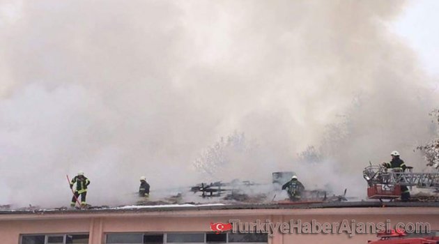 Askeriyede Korkutan Yangın