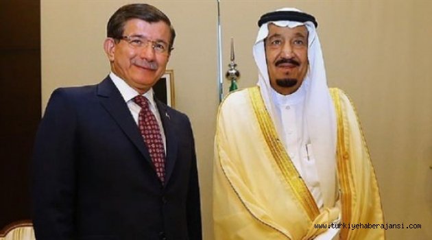 Başbakan Davutoğlu Kral Salman'la Görüştü