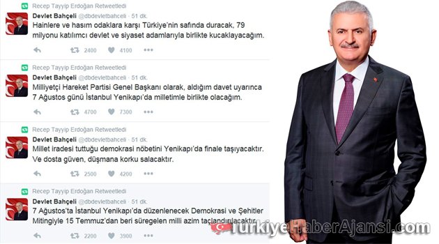 Başbakan Yıldırım'dan Bahçeli'ye Sürpriz
