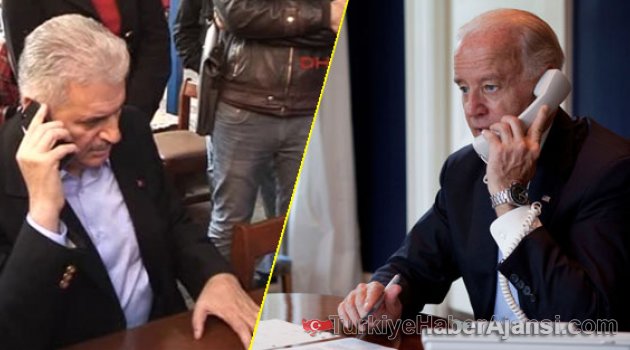 Başbakan Yıldırım'dan Joe Biden'a Telefon