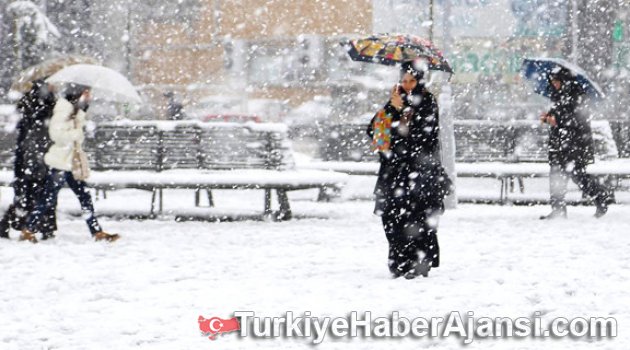 Beklenen Kar Yağışı Başladı
