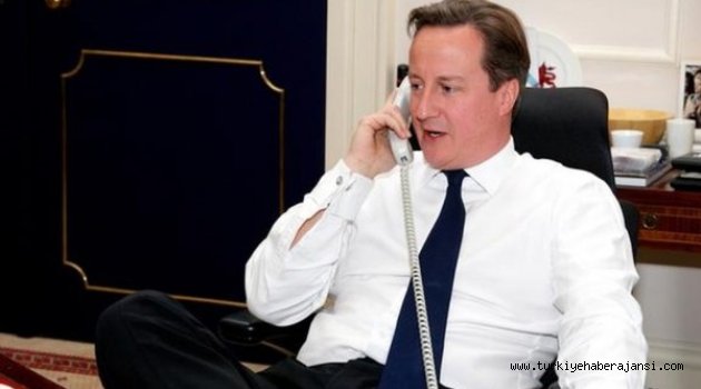 Cameron'dan Davutoğlu'na Tebrik Telefonu