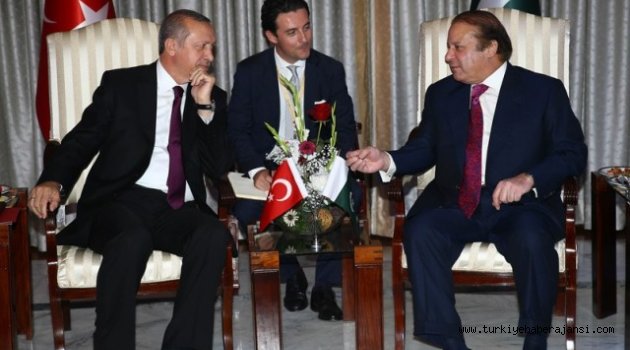 Cumhurbaşkanı Erdoğan, Navaz Şerif İle Görüştü