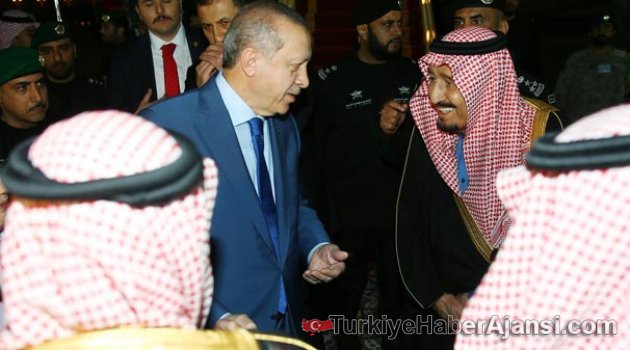 Cumhurbaşkanı Erdoğan Suudi Arabistan'da