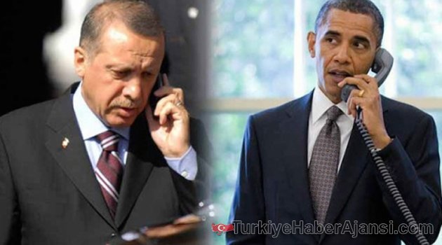 Cumhurbaşkanı Erdoğan'dan Obama'ya Telefon