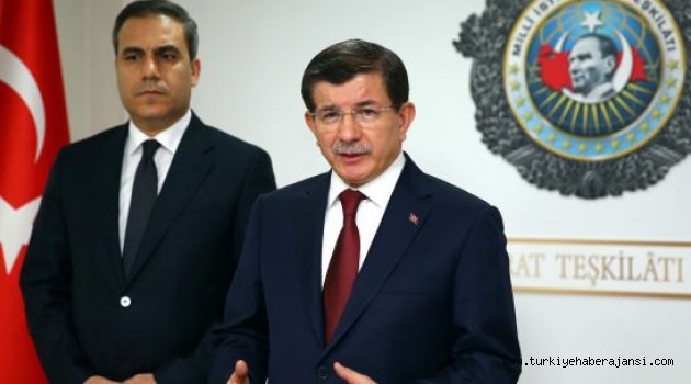 Davutoğlu, Hakan Fidan'la Görüştü