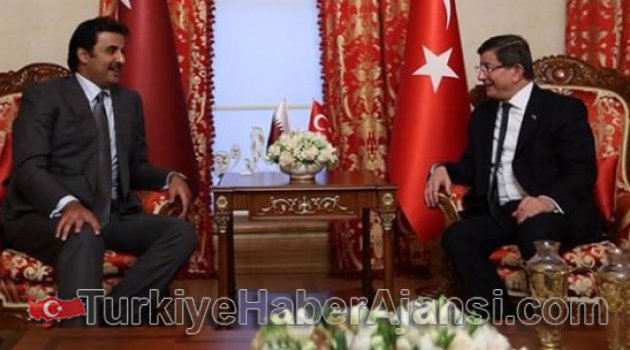 Davutoğlu, Katar Emiri'ni Kabul Etti