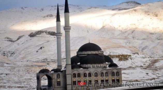Erciyes'e Kar Yağdı
