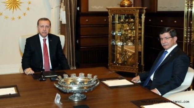 Erdoğan, Davutoğlu'nu Kabul Etti