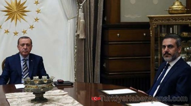 Erdoğan Hakan Fidan'ı Kabul Etti