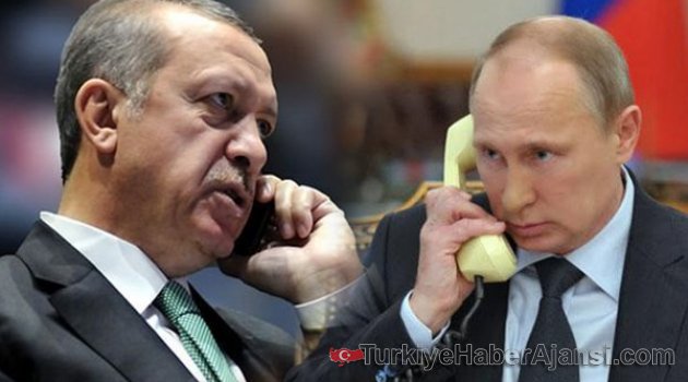 Erdoğan İle Putin Telefonda Görüştü