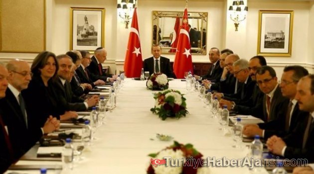 Erdoğan, Musevi Temsilcileri Kabul Etti