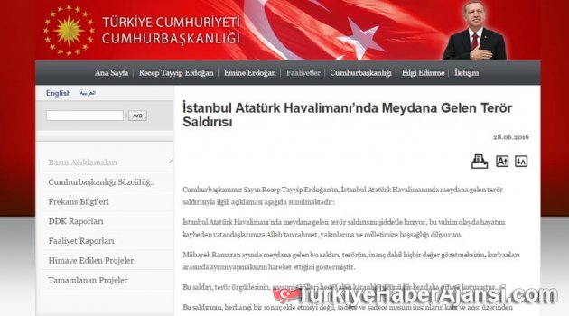 Erdoğan: 'Teröre Karşı Kararlı Duruş Bekliyoruz'