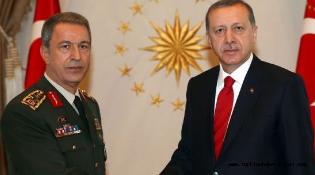 Erdoğan'dan, Hulusi Akar'a Başsağlığı Telgrafı