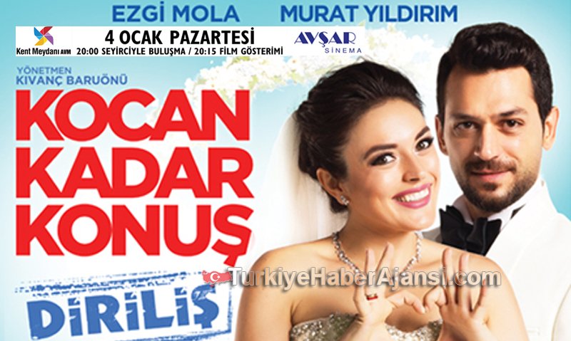 Ezgi Mola ve Murat Yıldırım 4 Ocak'ta Kent Meydanı AVM'da