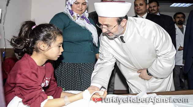 Görmez Yangında Yaralananları Ziyaret Etti