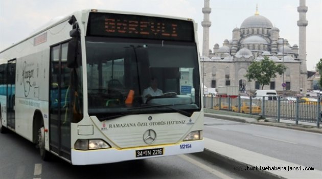 İETT Otobüsleri Sahura Kadar Çalışacak