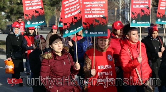 İşçiler ‘Kölelik Büroları’na Karşı Yürüdü