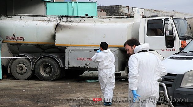 İstanbul’da Akaryakıt Tankerinde Patlama