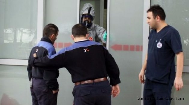 Kargo İşçileri Kimyasal Maddeden Zehirlendi