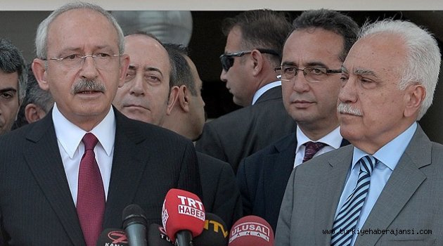 Kılıçdaroğlu, Perinçek'le Yarım Saat Görüştü