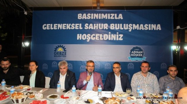 Köşker Sahurda Basınla Buluştu