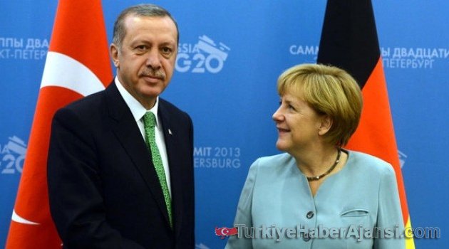 Merkel'den Cumhurbaşkanı Erdoğan'a Telefon