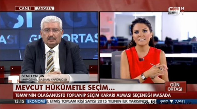 MHP Genel Başkan Yardımcısı Yalçın Habertürk'te
