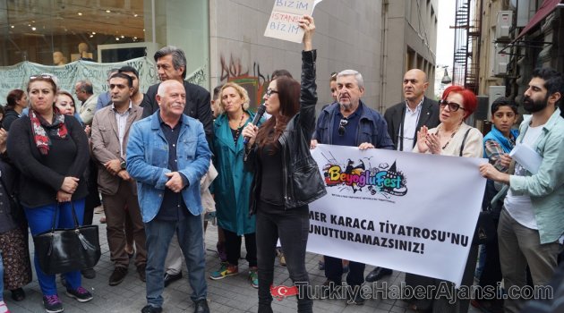 Muammer Karaca Tiyatrosunun Yıkım Kararına Protesto