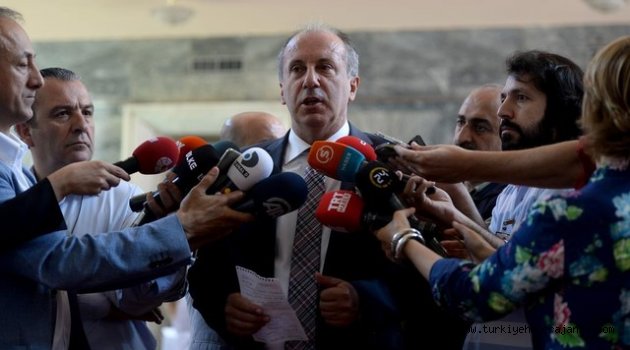 Muharrem İnce'den 'Erken Seçim' Çıkışı