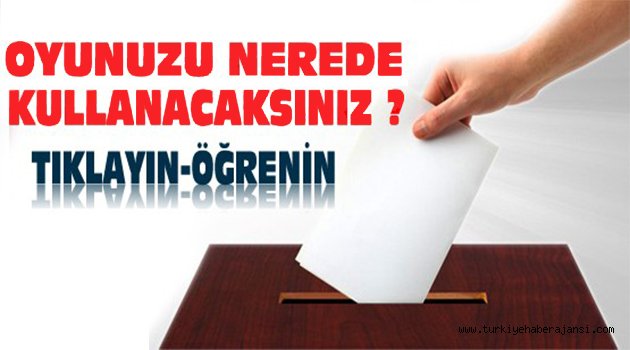 Nerede Oy Kullanacağım?