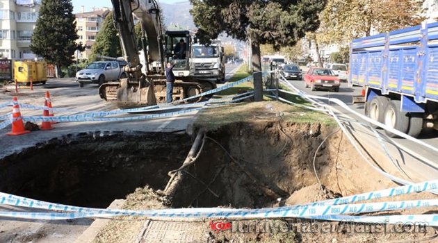 Ordu'da Sahil Yolu Çöktü