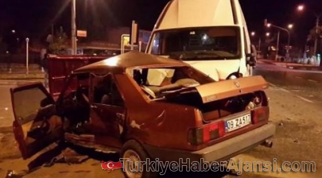 Otomobil Ters Şeritten Kavşağa Girdi: 1 Yaralı