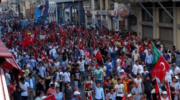 Pek Çok İlde Teröre Tepki Yürüyüşü Yapıldı