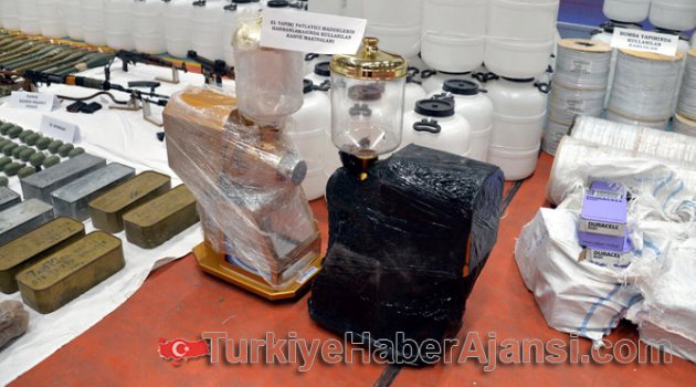 PKK'nın Cephaneliğinden Kahve Makinesi Çıktı