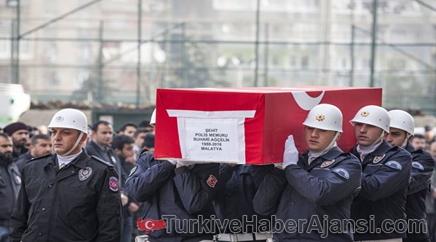 Şehit Polis Ağçelik'e Son Görev