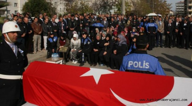 Şehit Polis Memuruna Hazin Uğurlama!