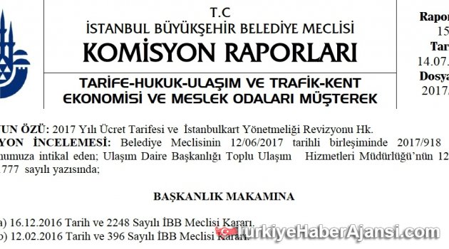 Servis Taşımacılığı 2017 Ücretleri Belli Oldu