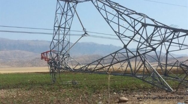 Şırnak'ta Elektrik Hattına Sabotaj