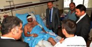 Vali Altıparmak'tan Yaralı Asker ve Polislerimize Ziyaret